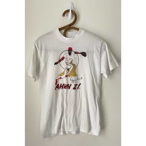 Vintage 1988 Ozzie Smith TShirt St Louis Cardinals Youth Size M Single-Stitch